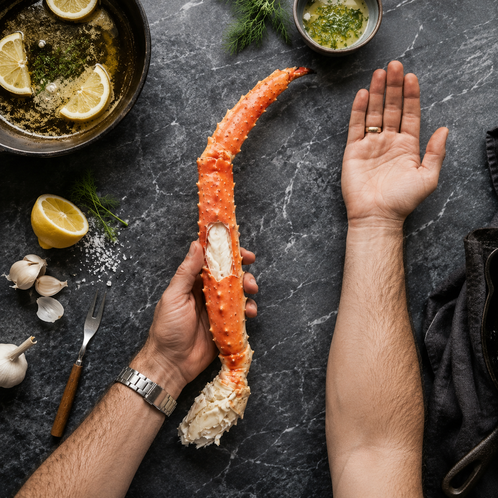 Colossal Alaskan Red King Crab Legs – Wild Caught & Premium Grade